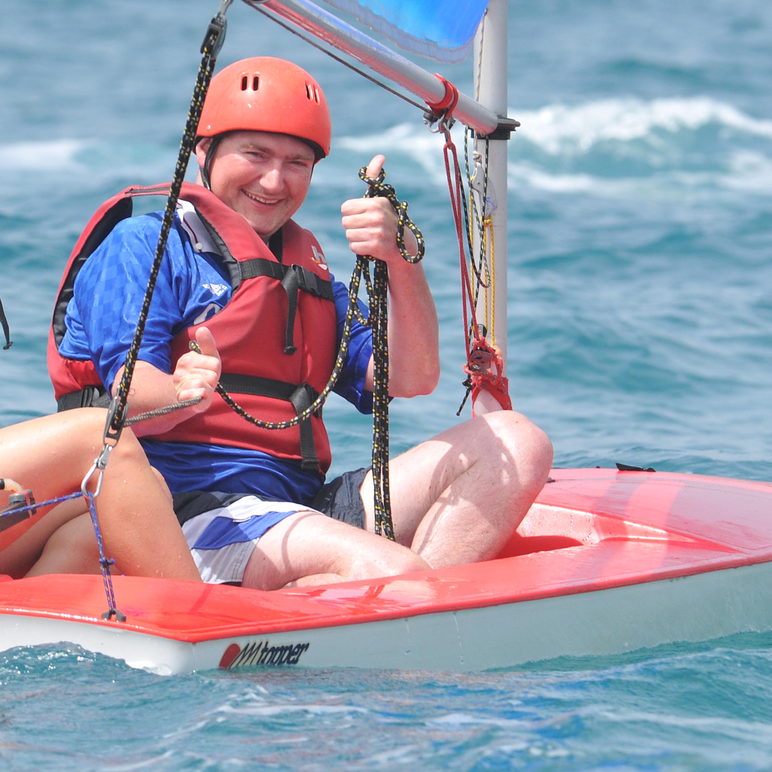 Teacher sailing on the med with PGL